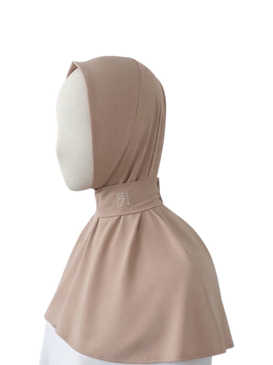 Hijab Instant – Beige Chaud