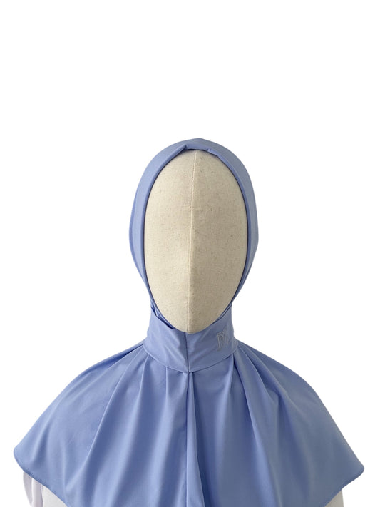 Hijab Instant – Bleu Acier