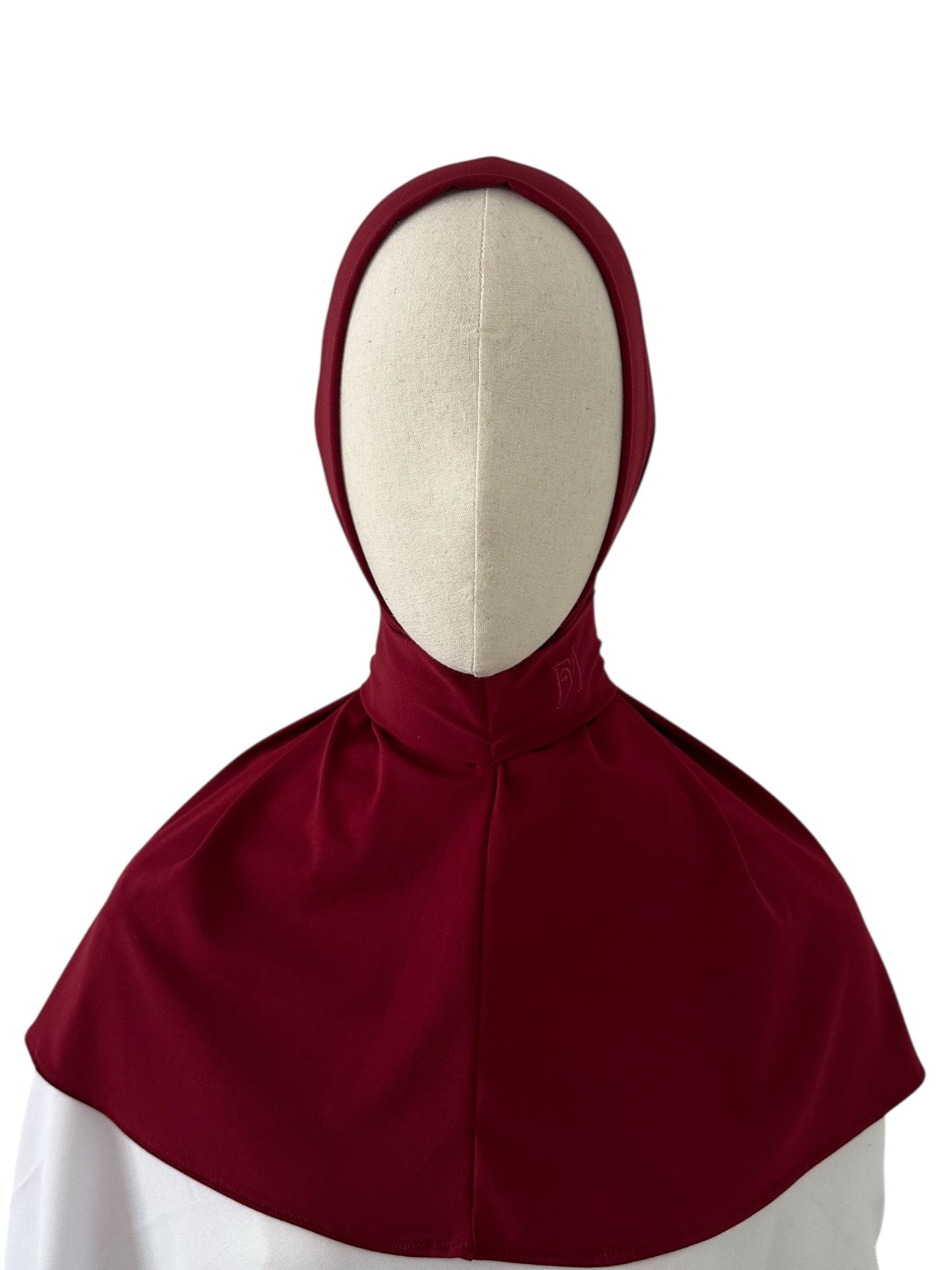 Hijab Instant - Velours lie de vin