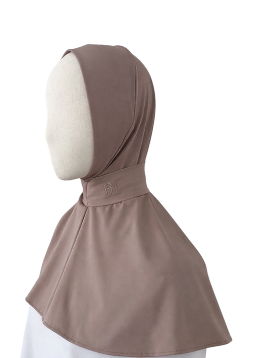 Hijab instant – Mauve taupe